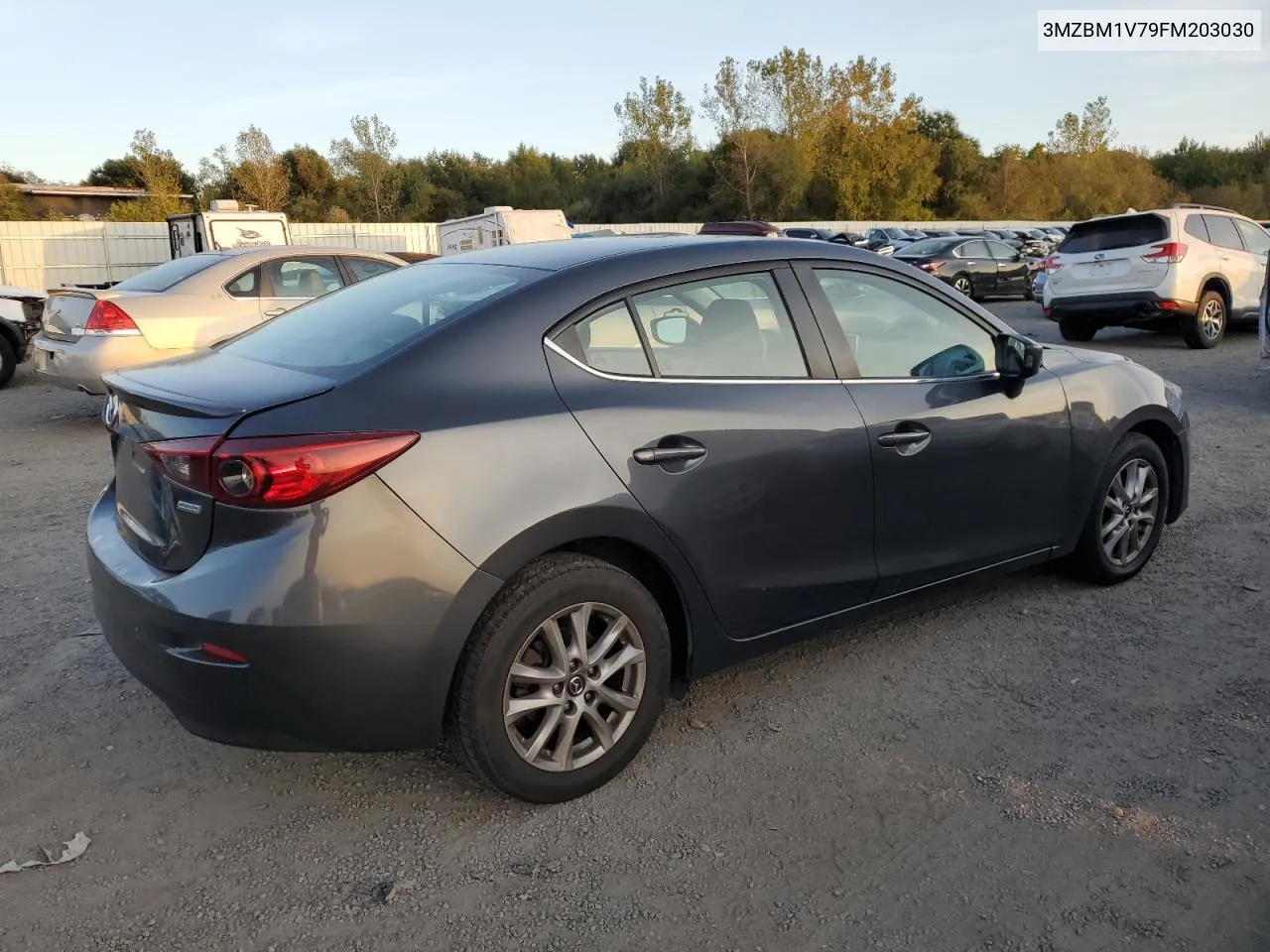 2015 Mazda 3 Touring VIN: 3MZBM1V79FM203030 Lot: 74313254