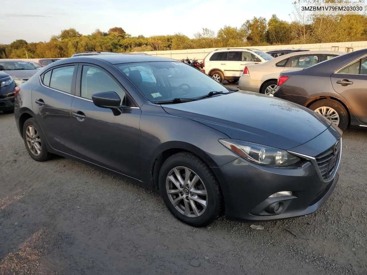 2015 Mazda 3 Touring VIN: 3MZBM1V79FM203030 Lot: 74313254