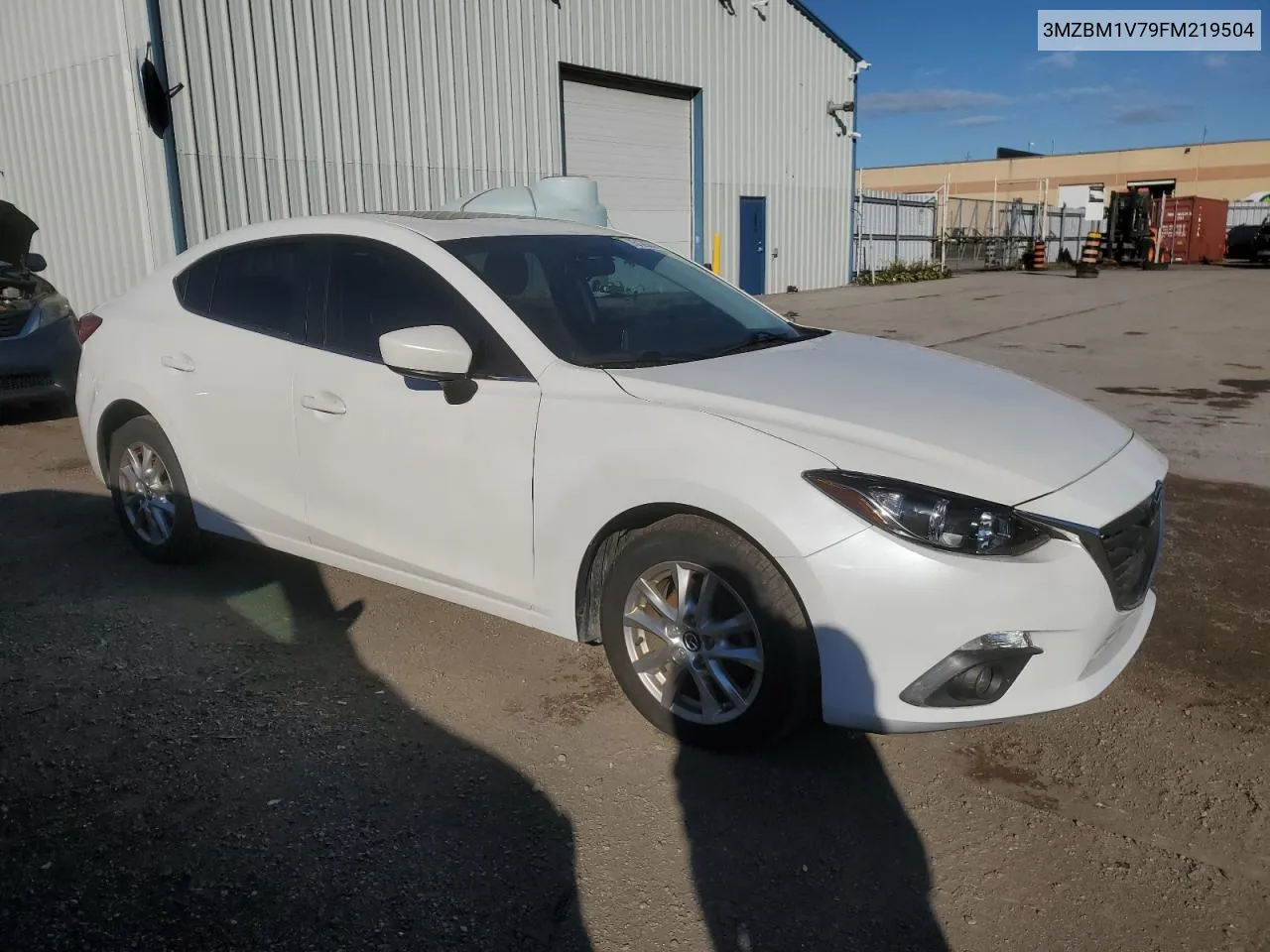 2015 Mazda 3 Touring VIN: 3MZBM1V79FM219504 Lot: 75120054