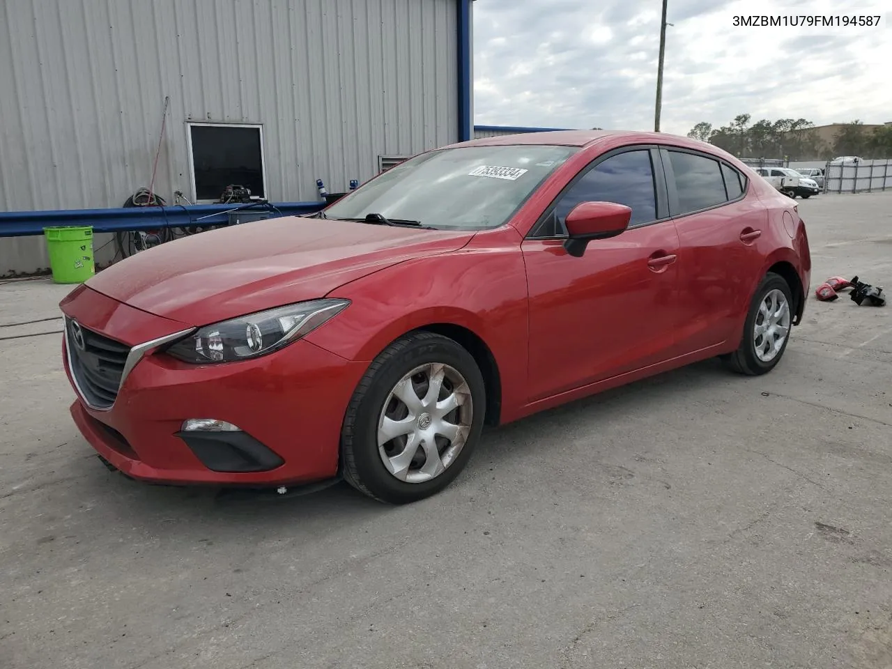 2015 Mazda 3 Sport VIN: 3MZBM1U79FM194587 Lot: 75393334