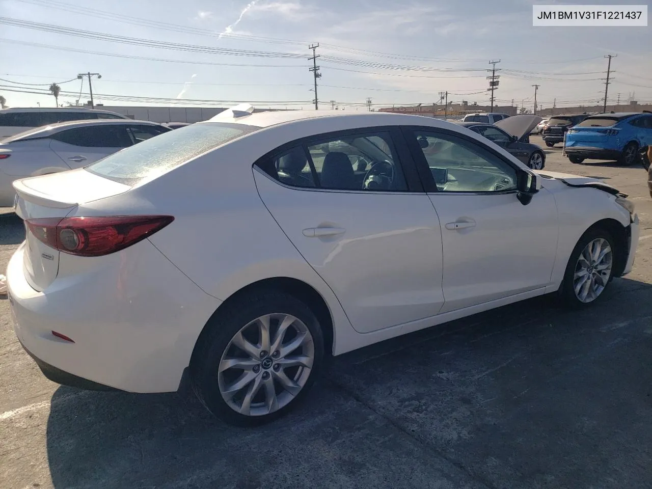 2015 Mazda 3 Touring VIN: JM1BM1V31F1221437 Lot: 75649234