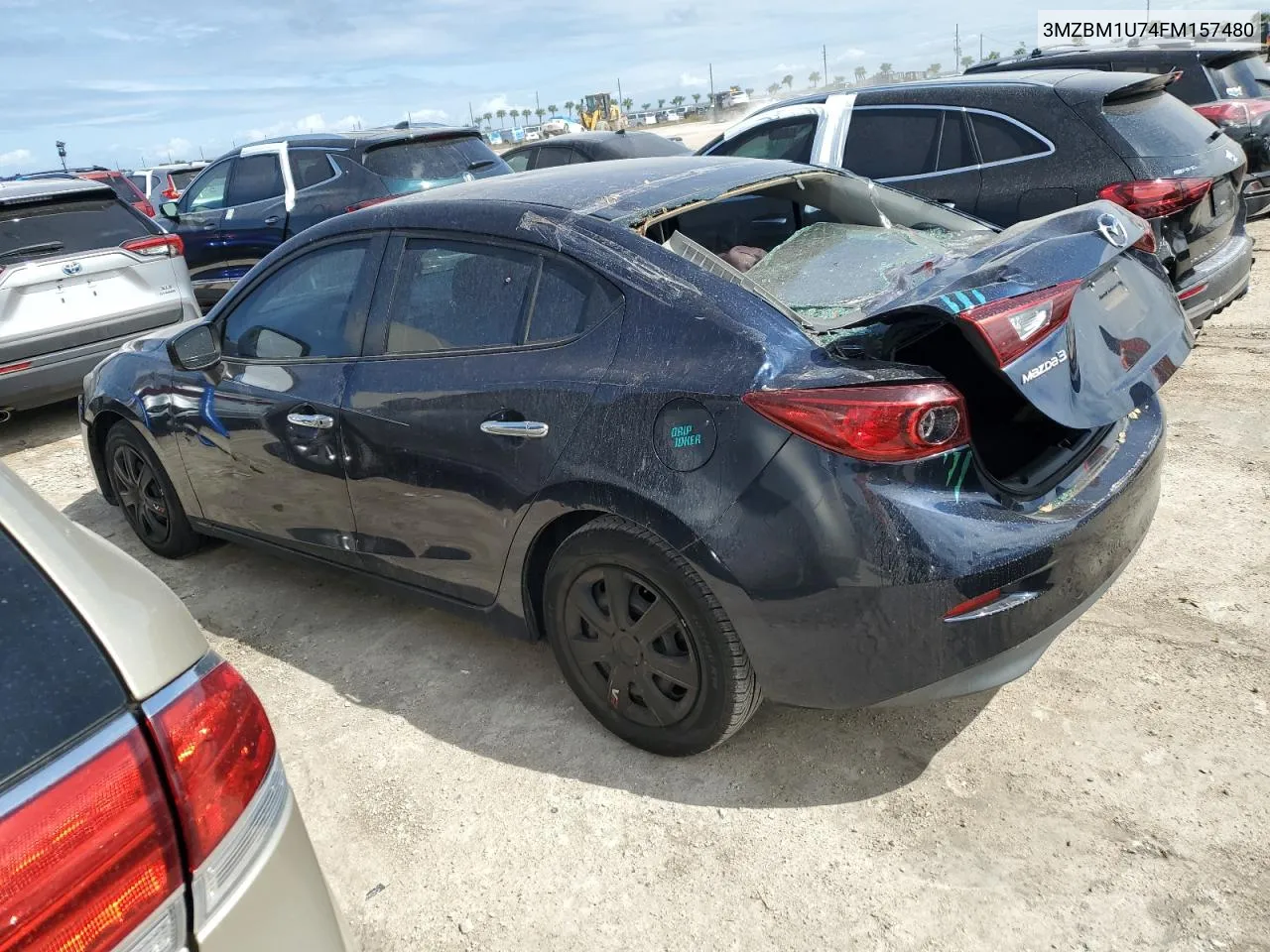 2015 Mazda 3 Sport VIN: 3MZBM1U74FM157480 Lot: 75851364