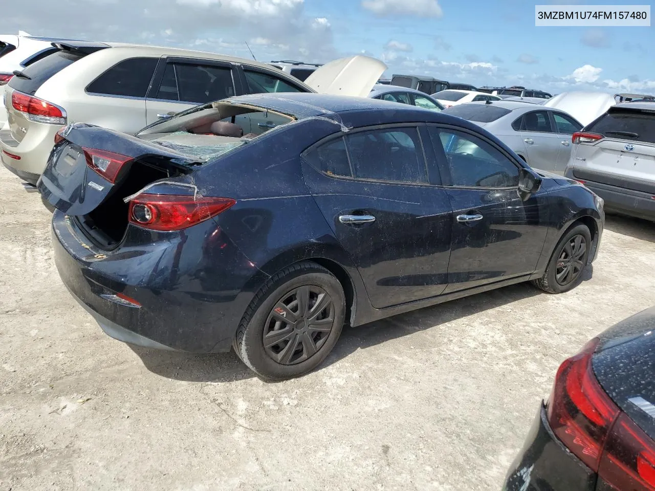 2015 Mazda 3 Sport VIN: 3MZBM1U74FM157480 Lot: 75851364