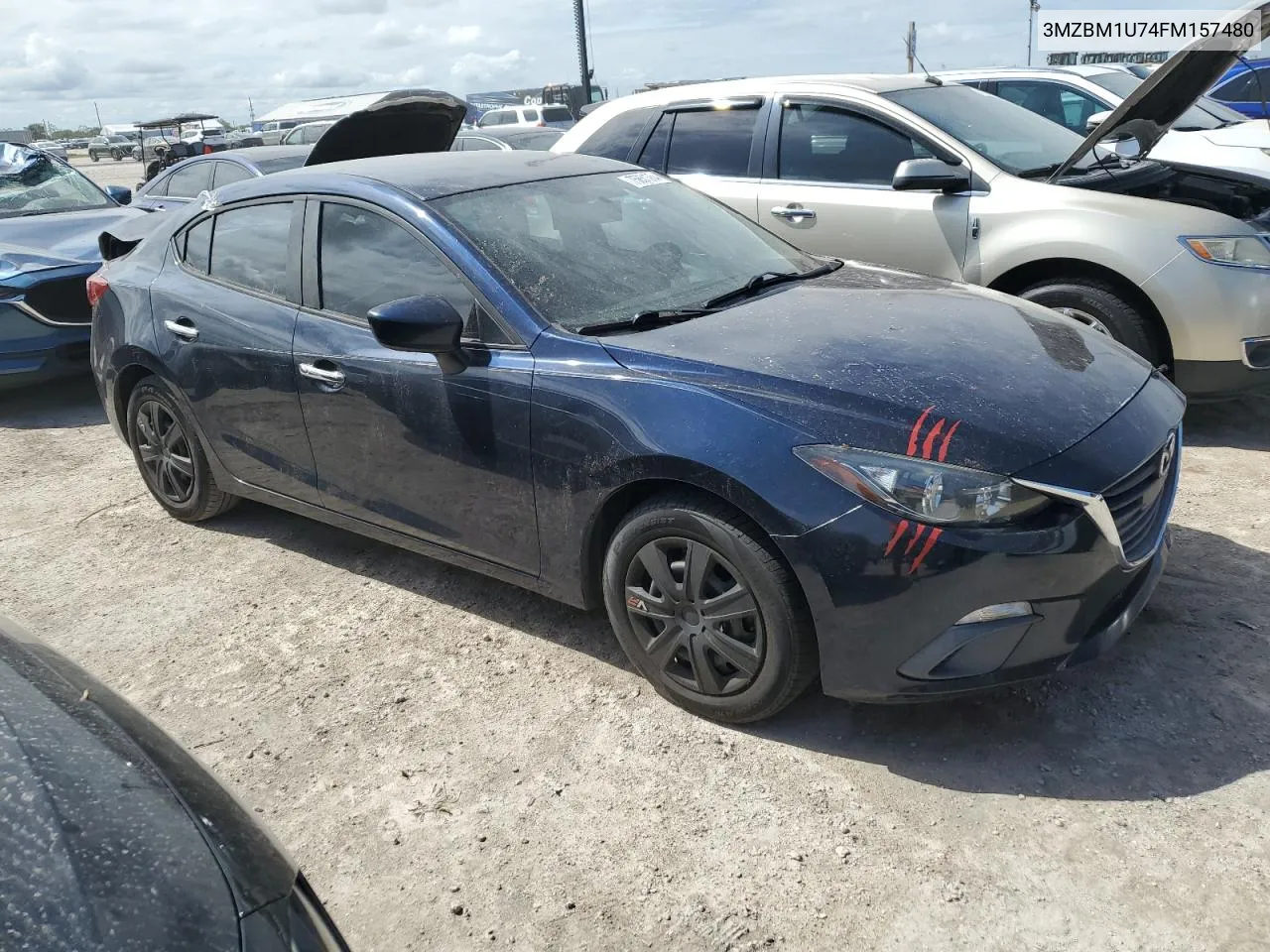 2015 Mazda 3 Sport VIN: 3MZBM1U74FM157480 Lot: 75851364