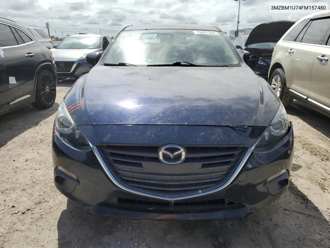 2015 Mazda 3 Sport VIN: 3MZBM1U74FM157480 Lot: 75851364