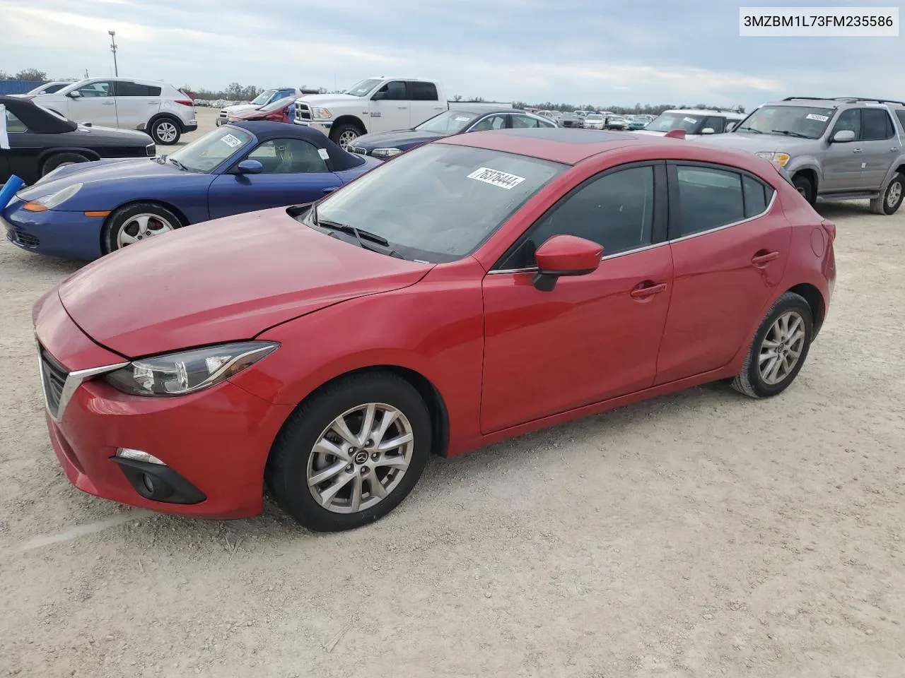 2015 Mazda 3 Touring VIN: 3MZBM1L73FM235586 Lot: 76376444