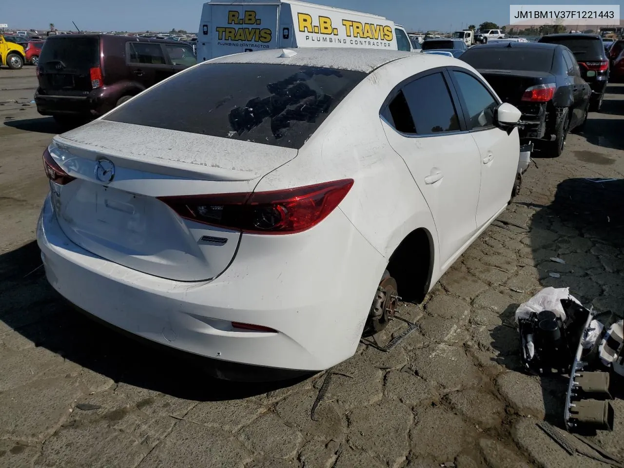 2015 Mazda 3 Touring VIN: JM1BM1V37F1221443 Lot: 76771064