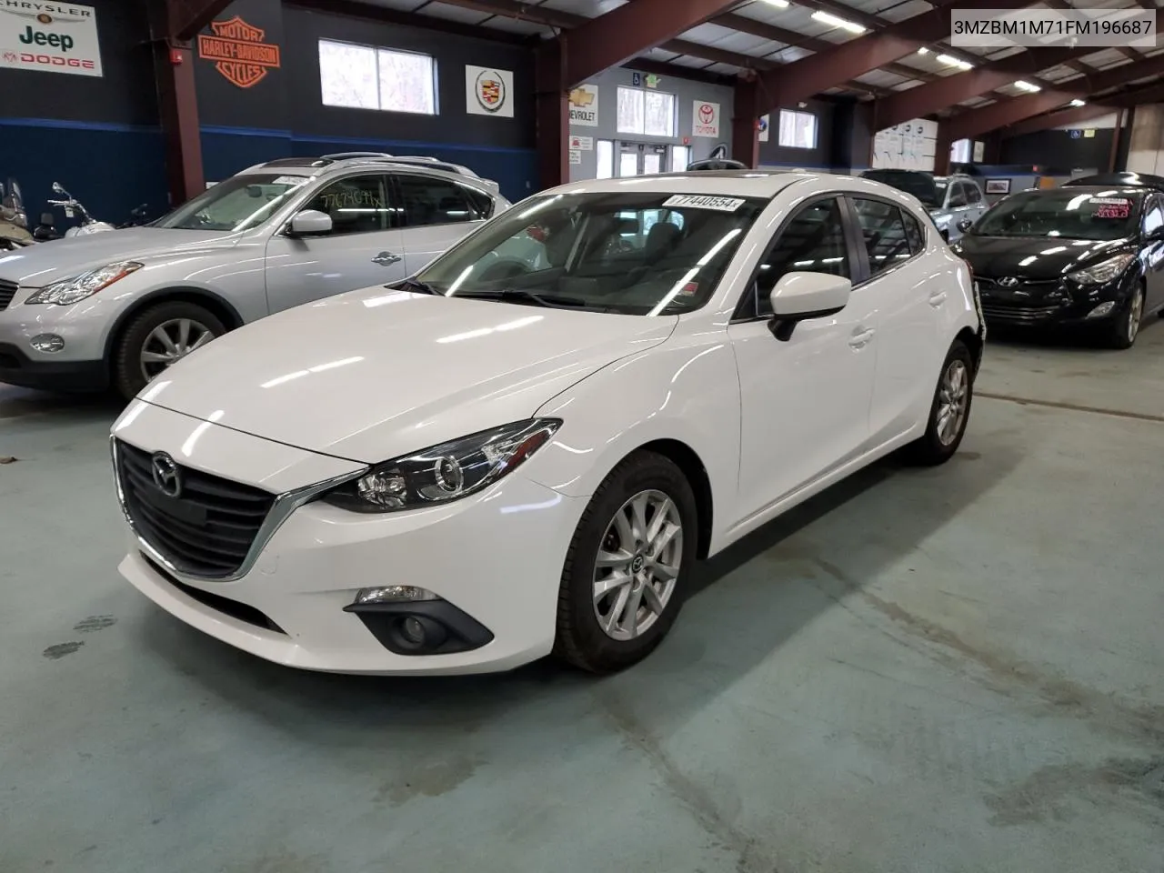 2015 Mazda 3 Grand Touring VIN: 3MZBM1M71FM196687 Lot: 77440554