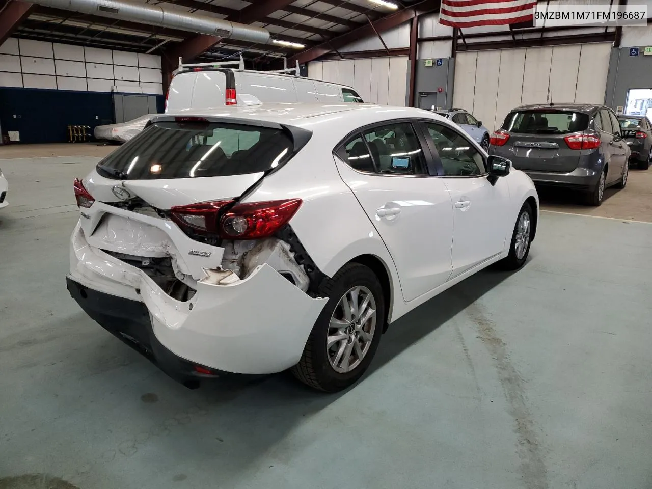 2015 Mazda 3 Grand Touring VIN: 3MZBM1M71FM196687 Lot: 77440554