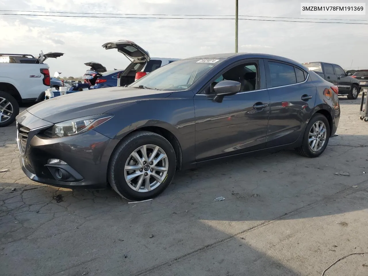 2015 Mazda 3 Touring VIN: 3MZBM1V78FM191369 Lot: 78029074