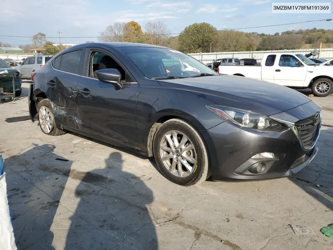 2015 Mazda 3 Touring VIN: 3MZBM1V78FM191369 Lot: 78029074