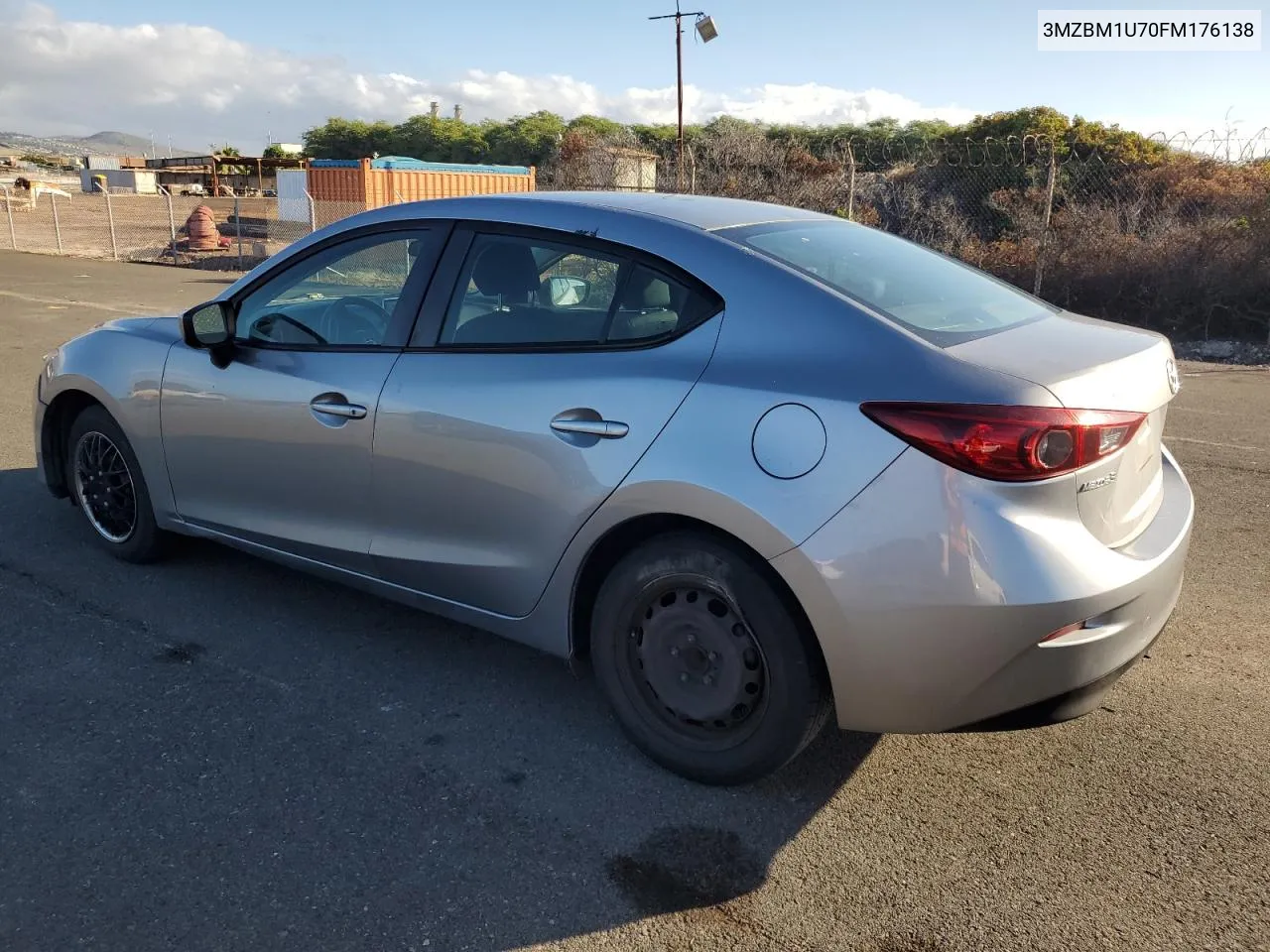 2015 Mazda 3 Sport VIN: 3MZBM1U70FM176138 Lot: 78107444