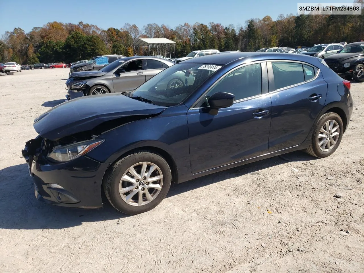 2015 Mazda 3 Touring VIN: 3MZBM1L71FM234808 Lot: 78200444