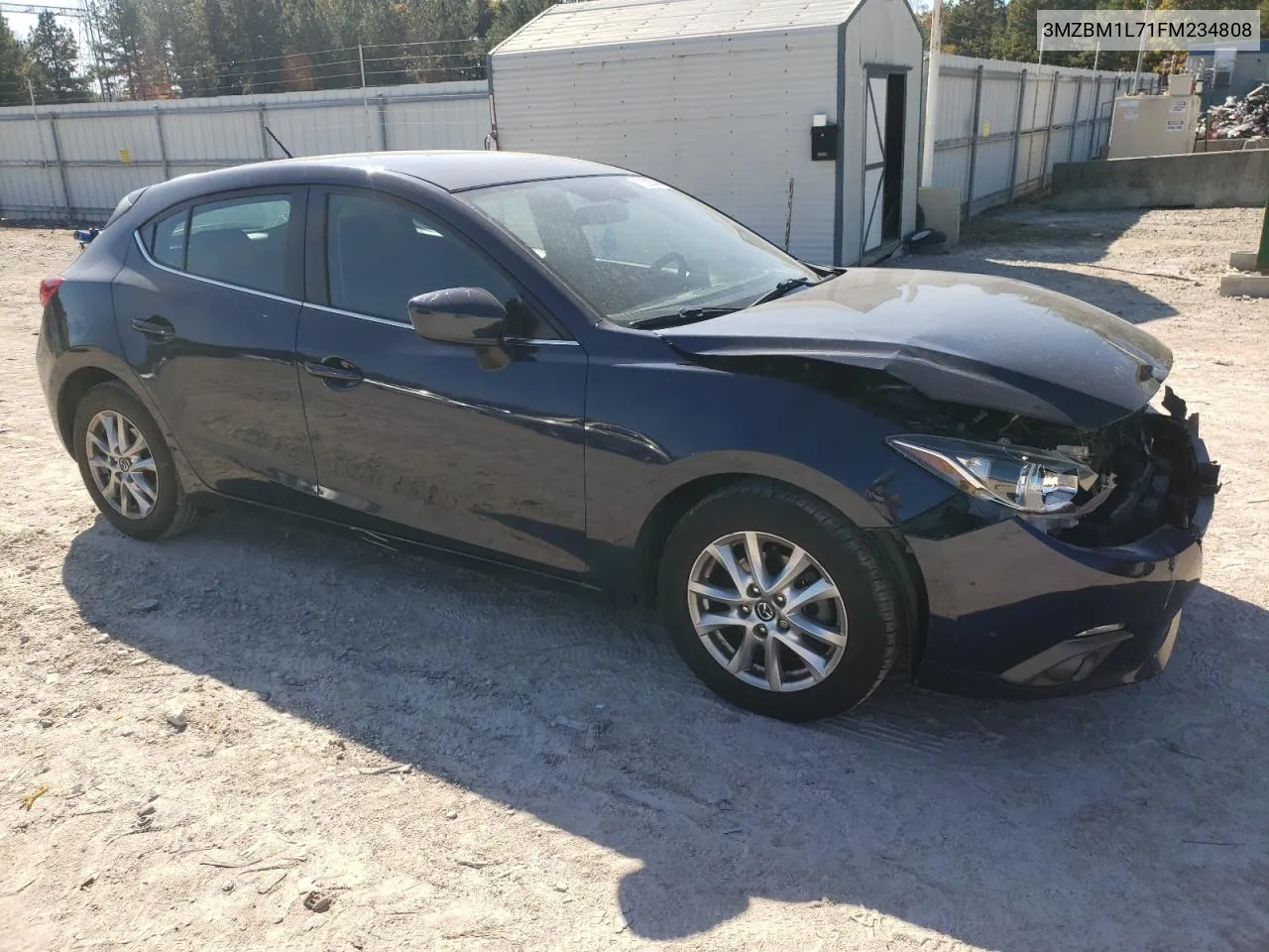 2015 Mazda 3 Touring VIN: 3MZBM1L71FM234808 Lot: 78200444