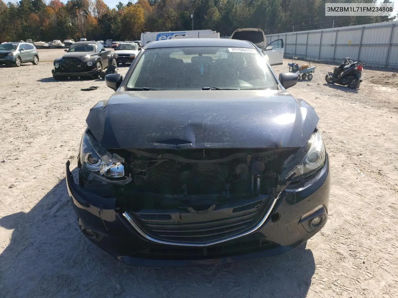 2015 Mazda 3 Touring VIN: 3MZBM1L71FM234808 Lot: 78200444