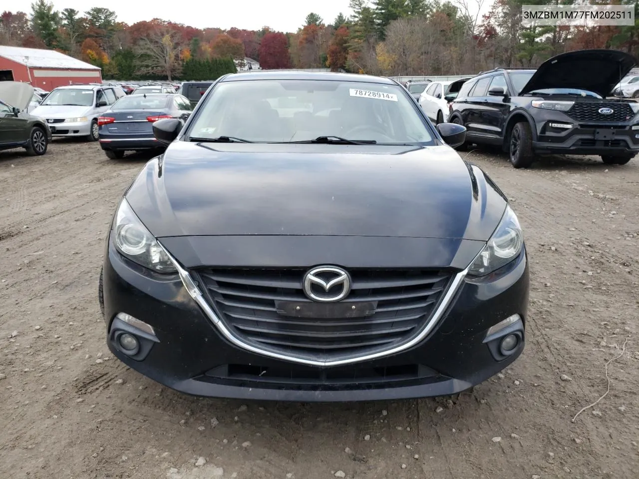 2015 Mazda 3 Grand Touring VIN: 3MZBM1M77FM202511 Lot: 78728914