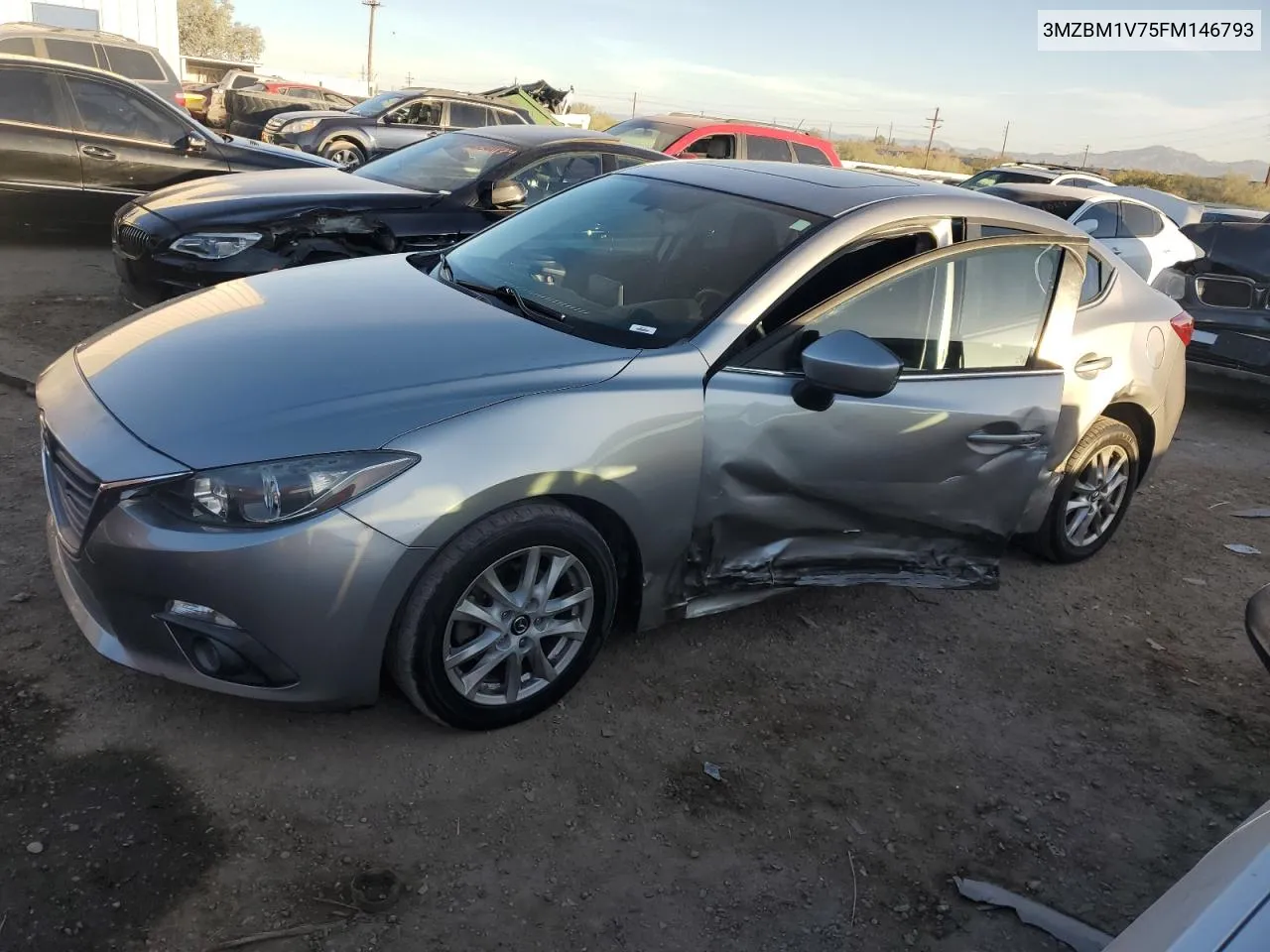 2015 Mazda 3 Touring VIN: 3MZBM1V75FM146793 Lot: 78801044