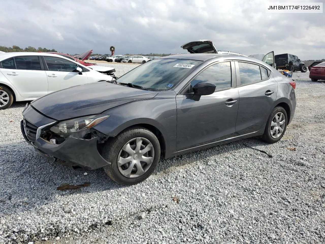 2015 Mazda 3 Sv VIN: JM1BM1T74F1226492 Lot: 78924504