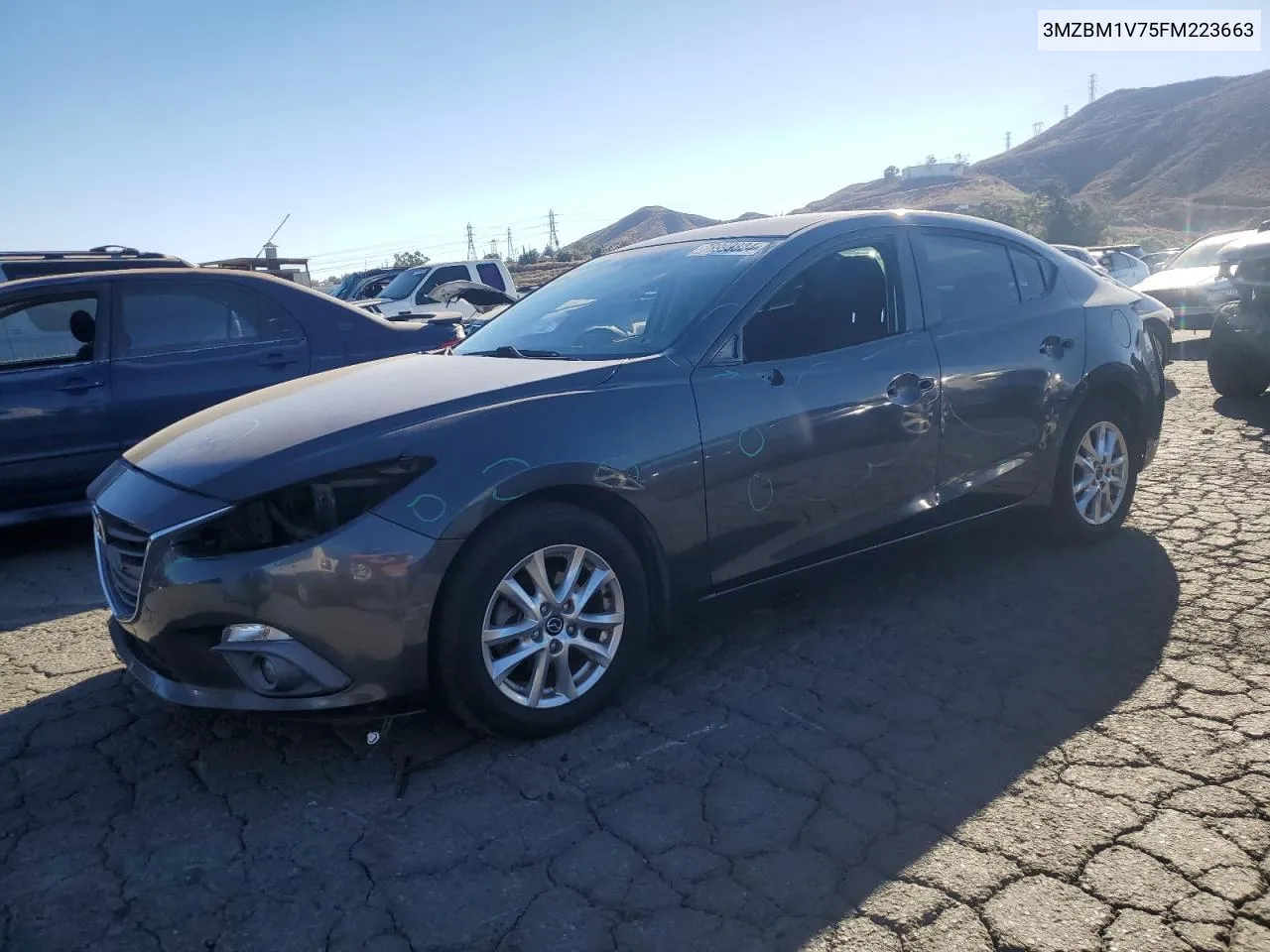 2015 Mazda 3 Touring VIN: 3MZBM1V75FM223663 Lot: 78999824