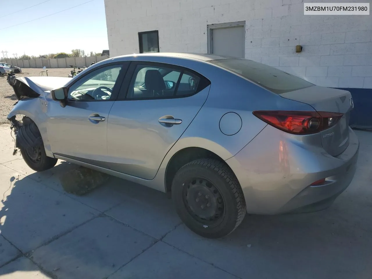 2015 Mazda 3 Sport VIN: 3MZBM1U70FM231980 Lot: 79908474