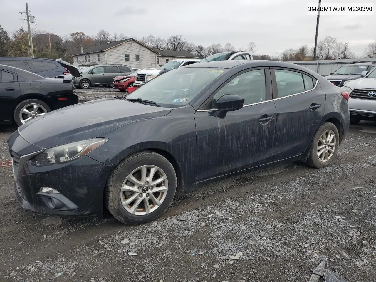 2015 Mazda 3 Grand Touring VIN: 3MZBM1W70FM230390 Lot: 79922094