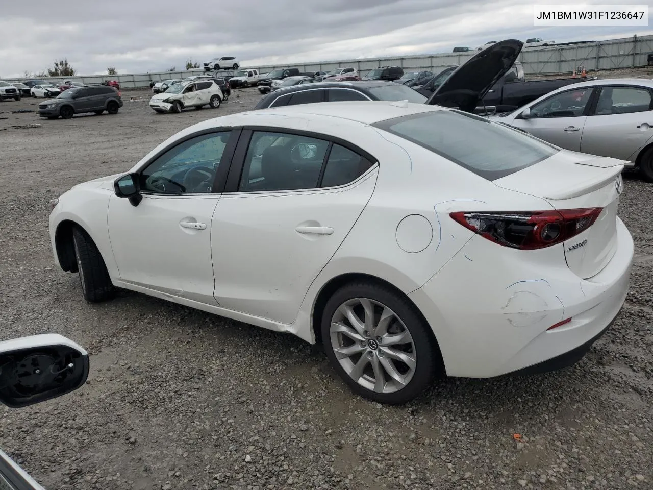 2015 Mazda 3 Grand Touring VIN: JM1BM1W31F1236647 Lot: 80618264