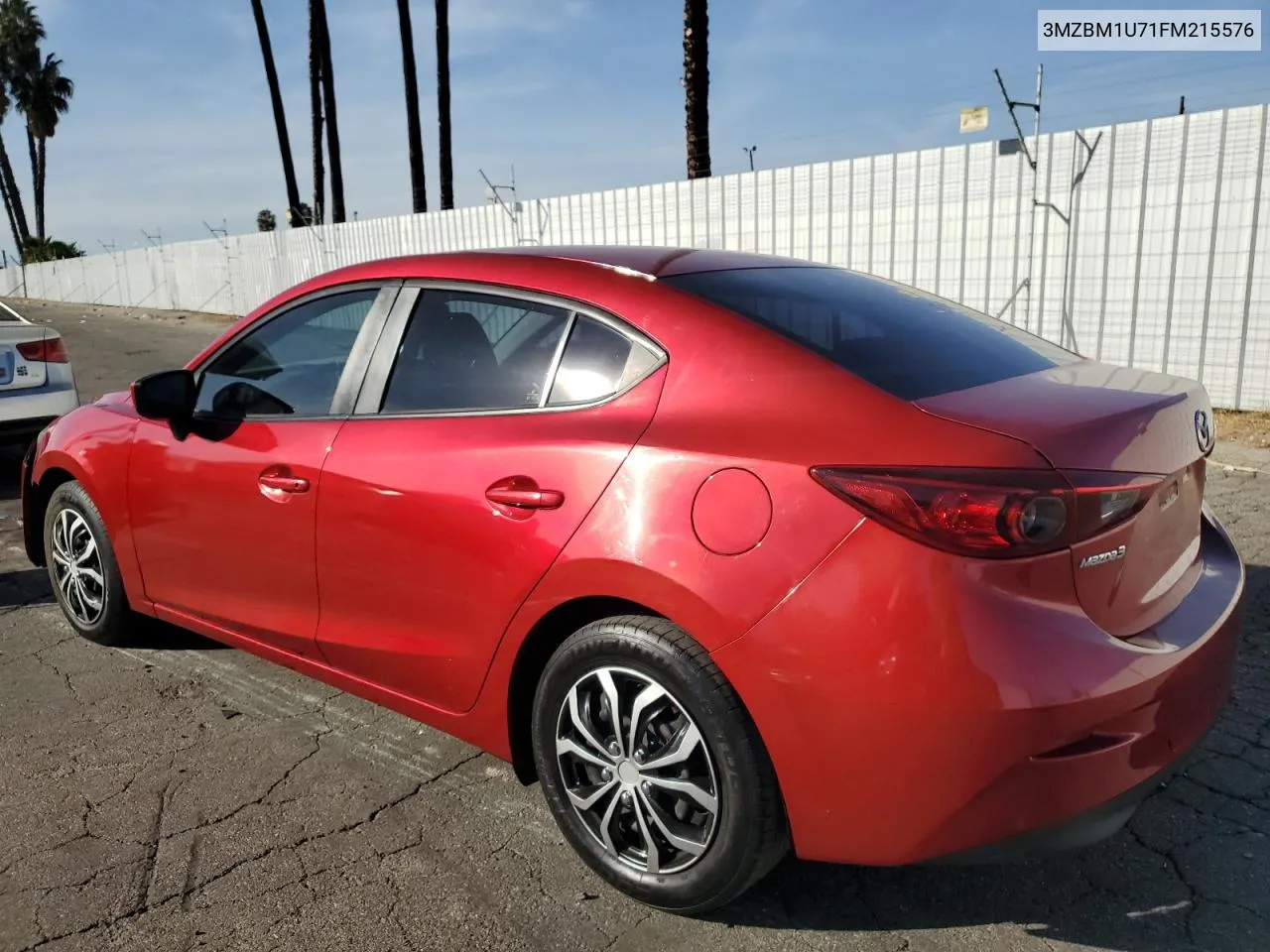 2015 Mazda 3 Sport VIN: 3MZBM1U71FM215576 Lot: 80799424