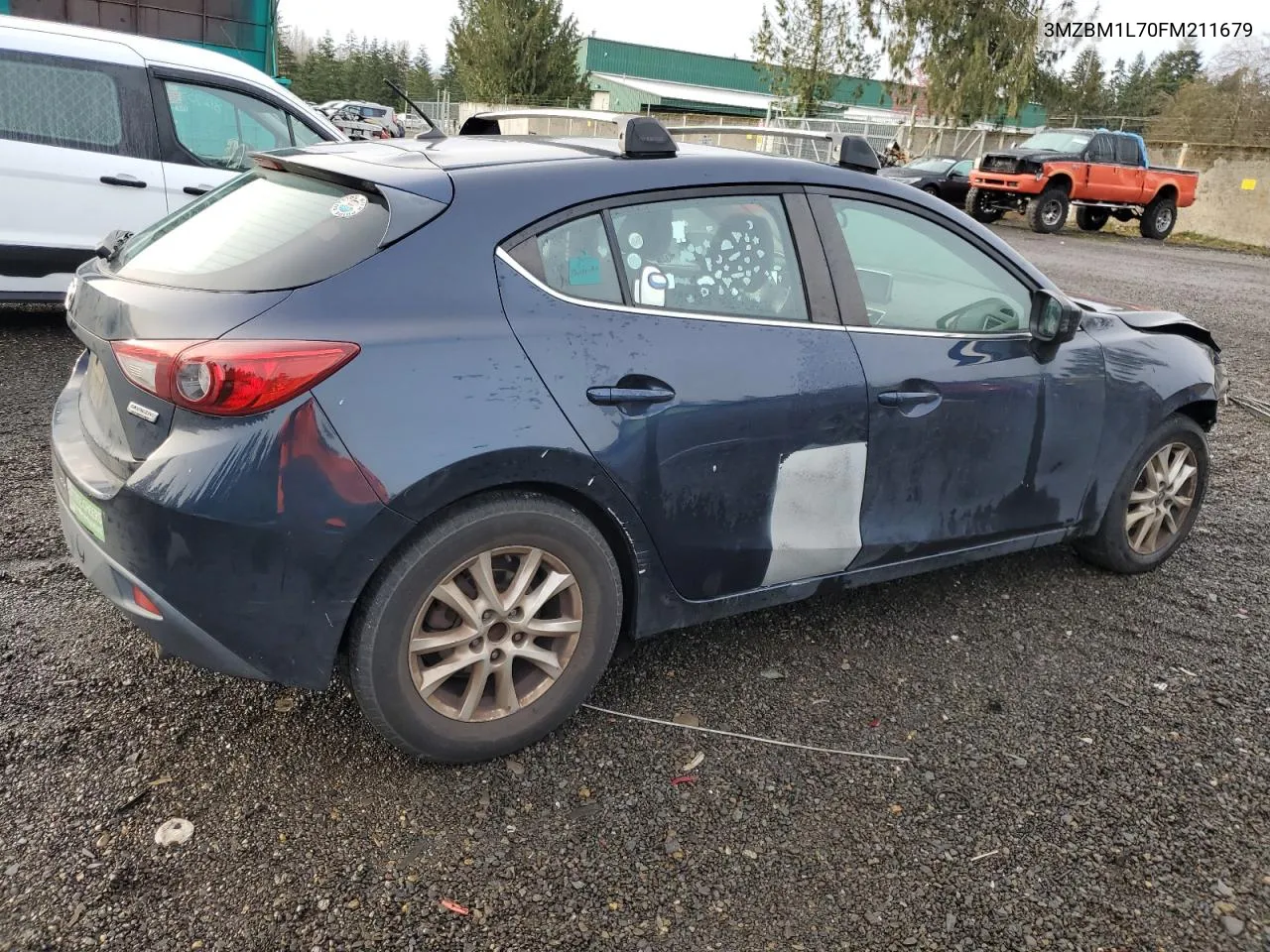 2015 Mazda 3 Touring VIN: 3MZBM1L70FM211679 Lot: 81574234