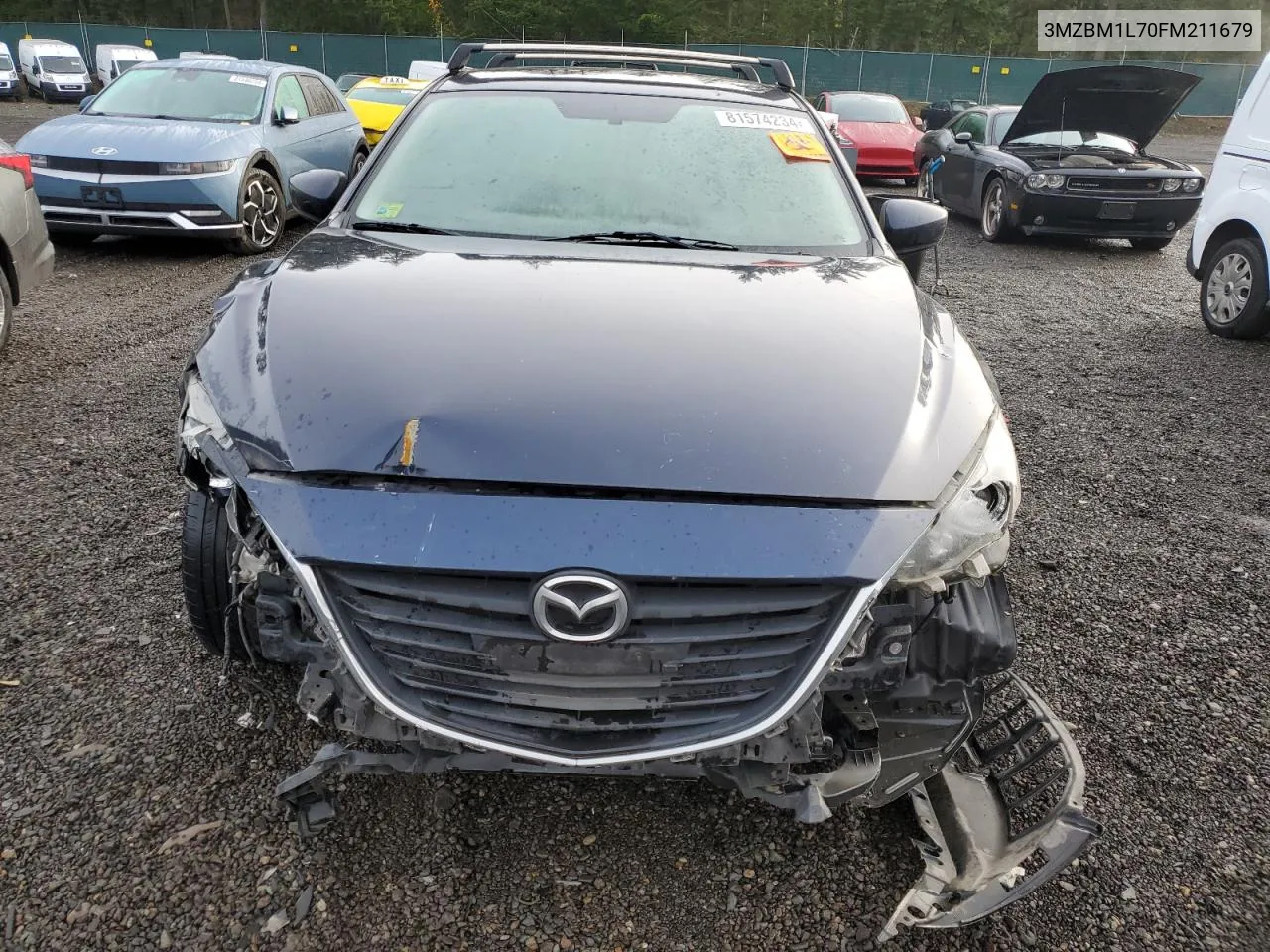 2015 Mazda 3 Touring VIN: 3MZBM1L70FM211679 Lot: 81574234