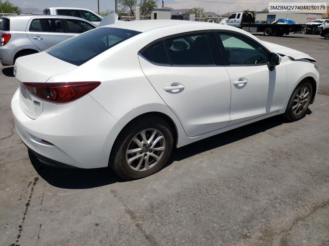 2016 Mazda 3 Touring VIN: 3MZBM2V74GM250179 Lot: 62703924