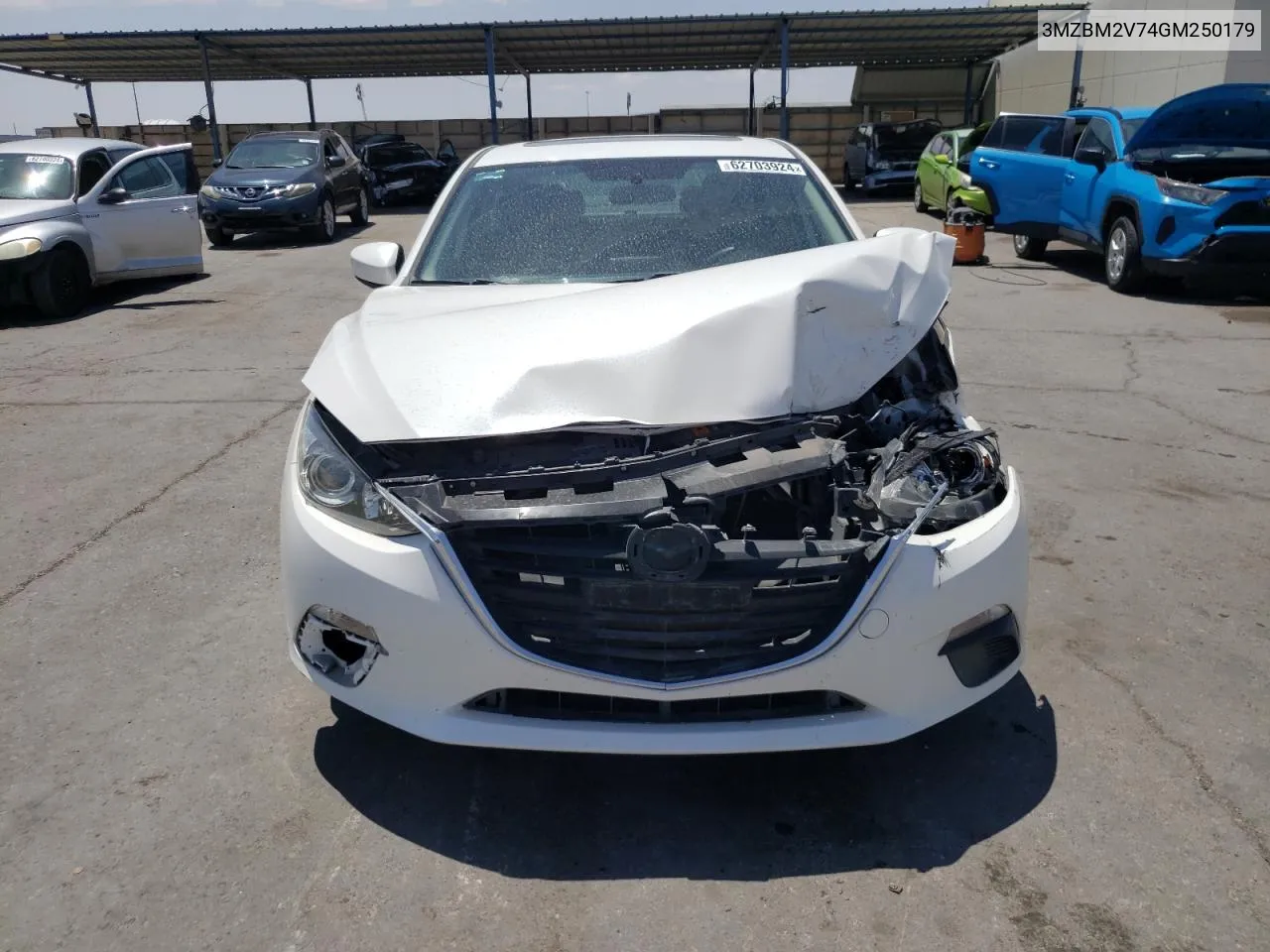 2016 Mazda 3 Touring VIN: 3MZBM2V74GM250179 Lot: 62703924