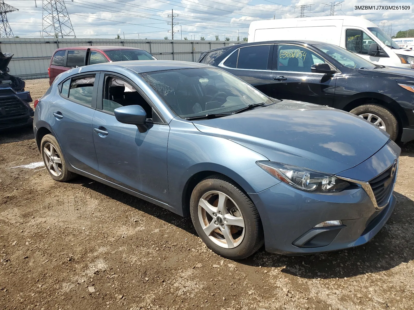 3MZBM1J7XGM261509 2016 Mazda 3 Sport