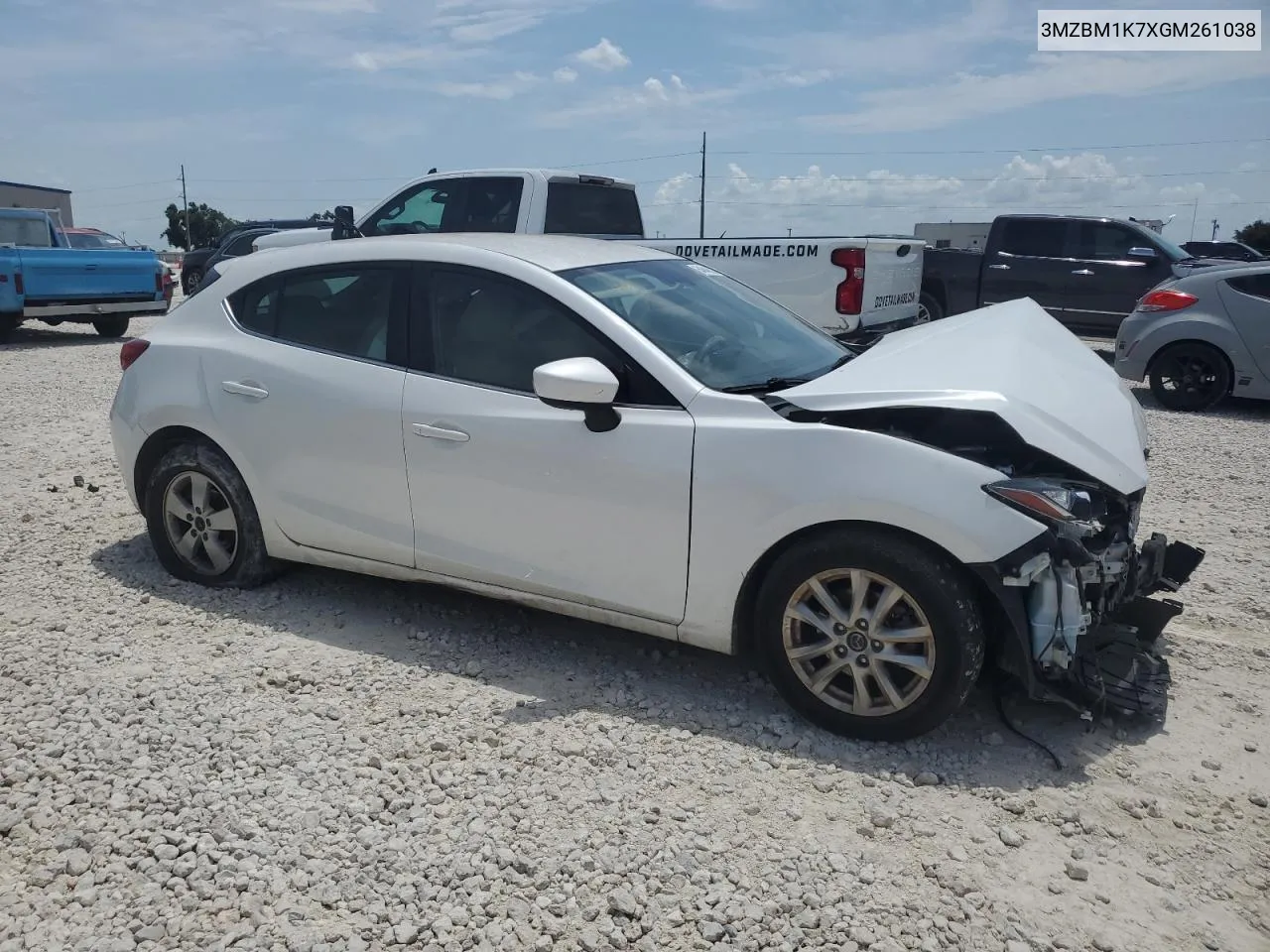 2016 Mazda 3 Sport VIN: 3MZBM1K7XGM261038 Lot: 64643684