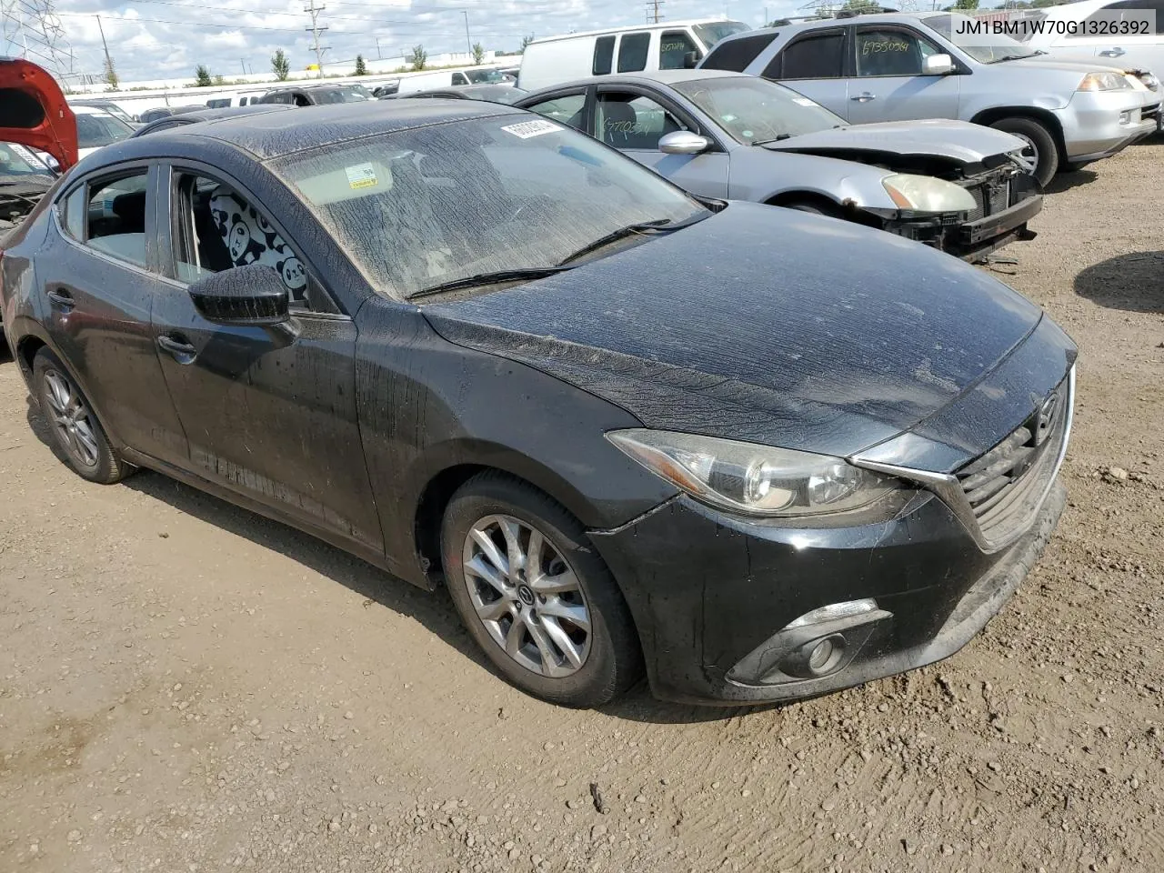 2016 Mazda 3 Touring VIN: JM1BM1W70G1326392 Lot: 66029814