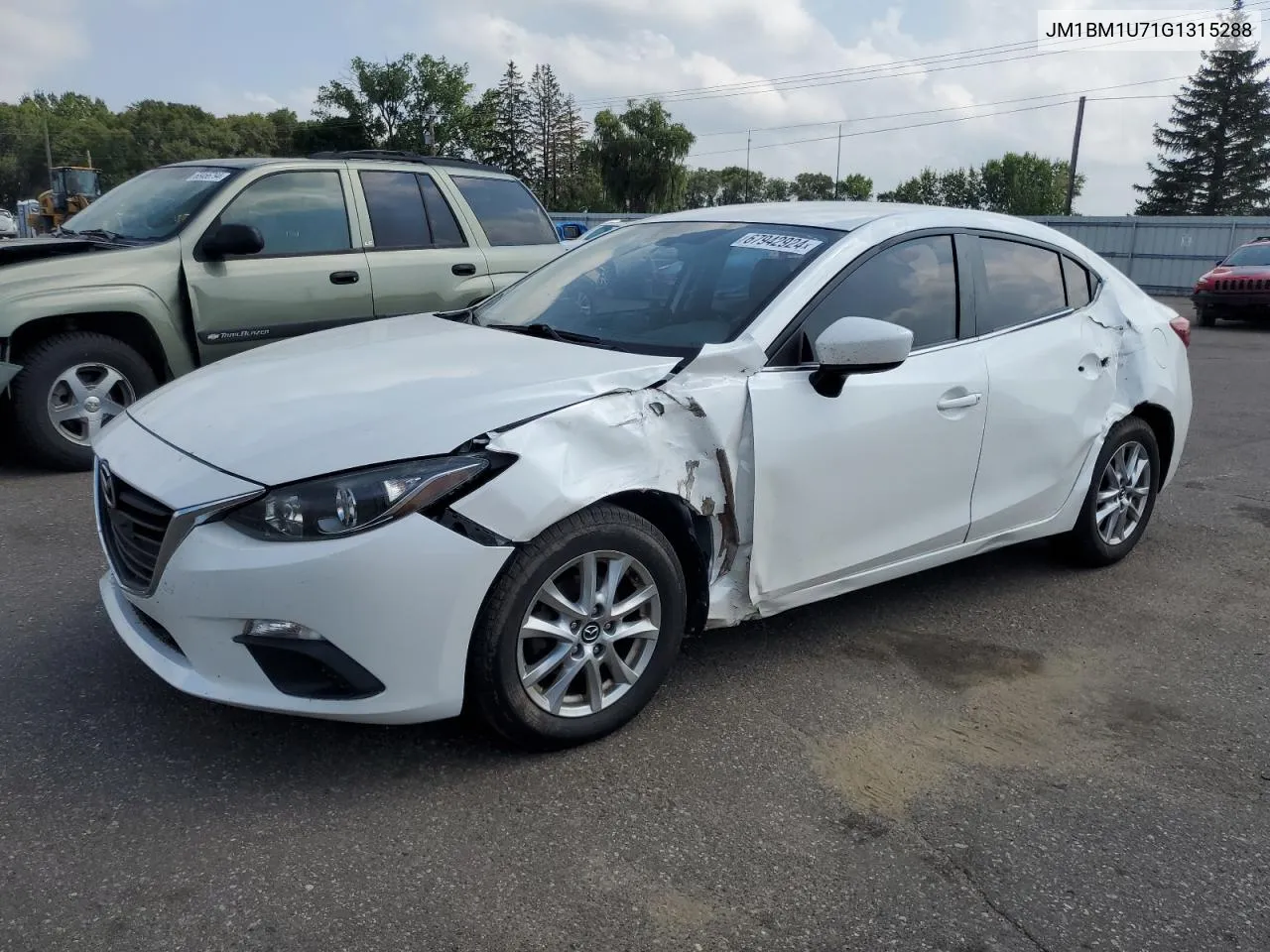 2016 Mazda 3 Sport VIN: JM1BM1U71G1315288 Lot: 67942924