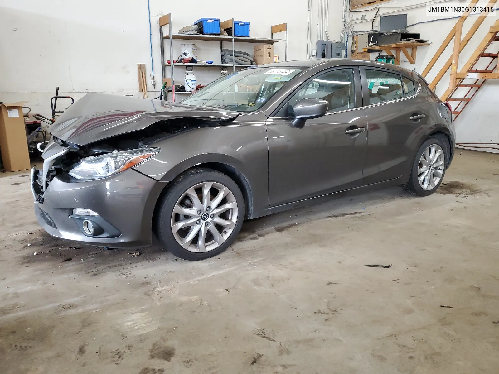 2016 Mazda 3 Grand Touring VIN: JM1BM1N30G1313415 Lot: 68746534