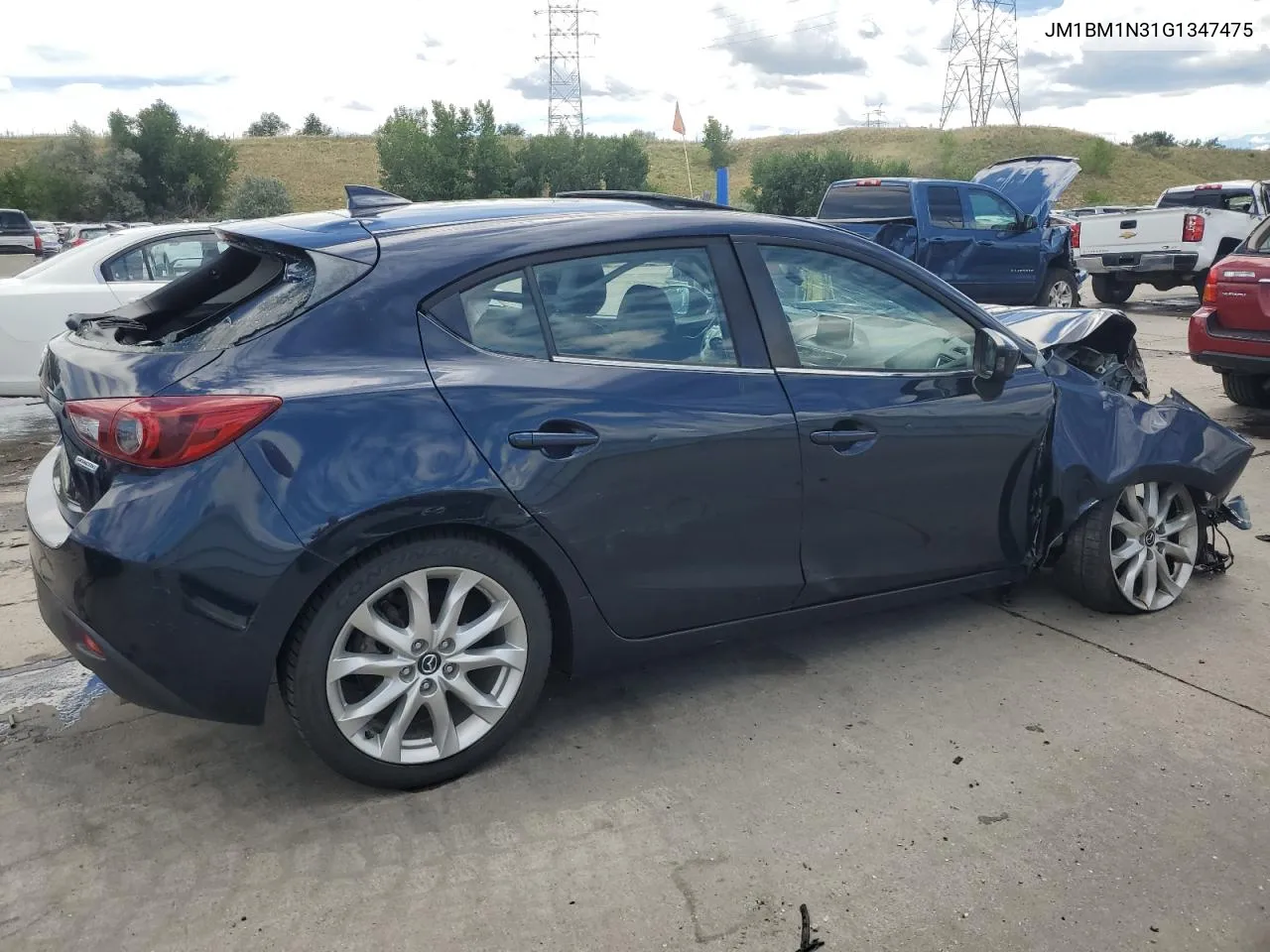 2016 Mazda 3 Grand Touring VIN: JM1BM1N31G1347475 Lot: 68749614