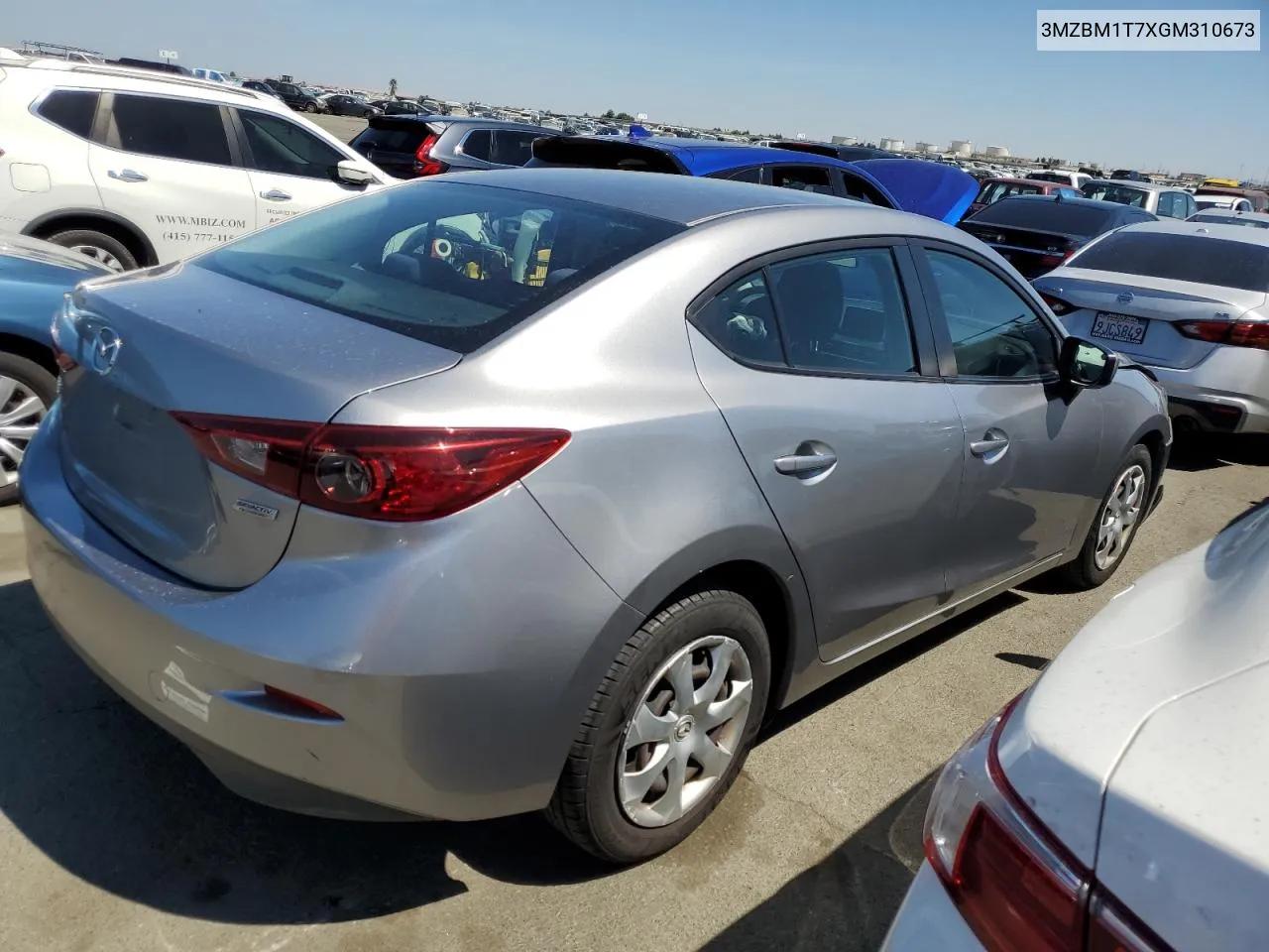 2016 Mazda 3 Sport VIN: 3MZBM1T7XGM310673 Lot: 68893254