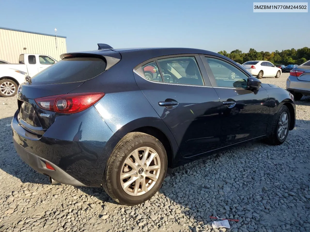 2016 Mazda 3 Grand Touring VIN: 3MZBM1N77GM244502 Lot: 69493784