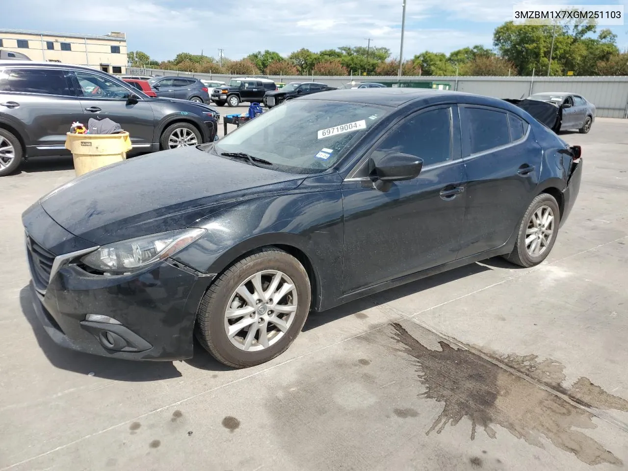 2016 Mazda 3 Grand Touring VIN: 3MZBM1X7XGM251103 Lot: 69719004