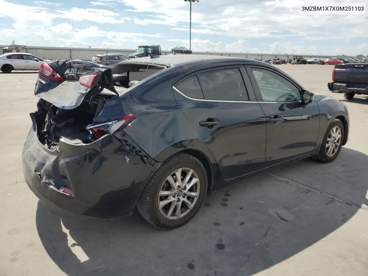 2016 Mazda 3 Grand Touring VIN: 3MZBM1X7XGM251103 Lot: 69719004