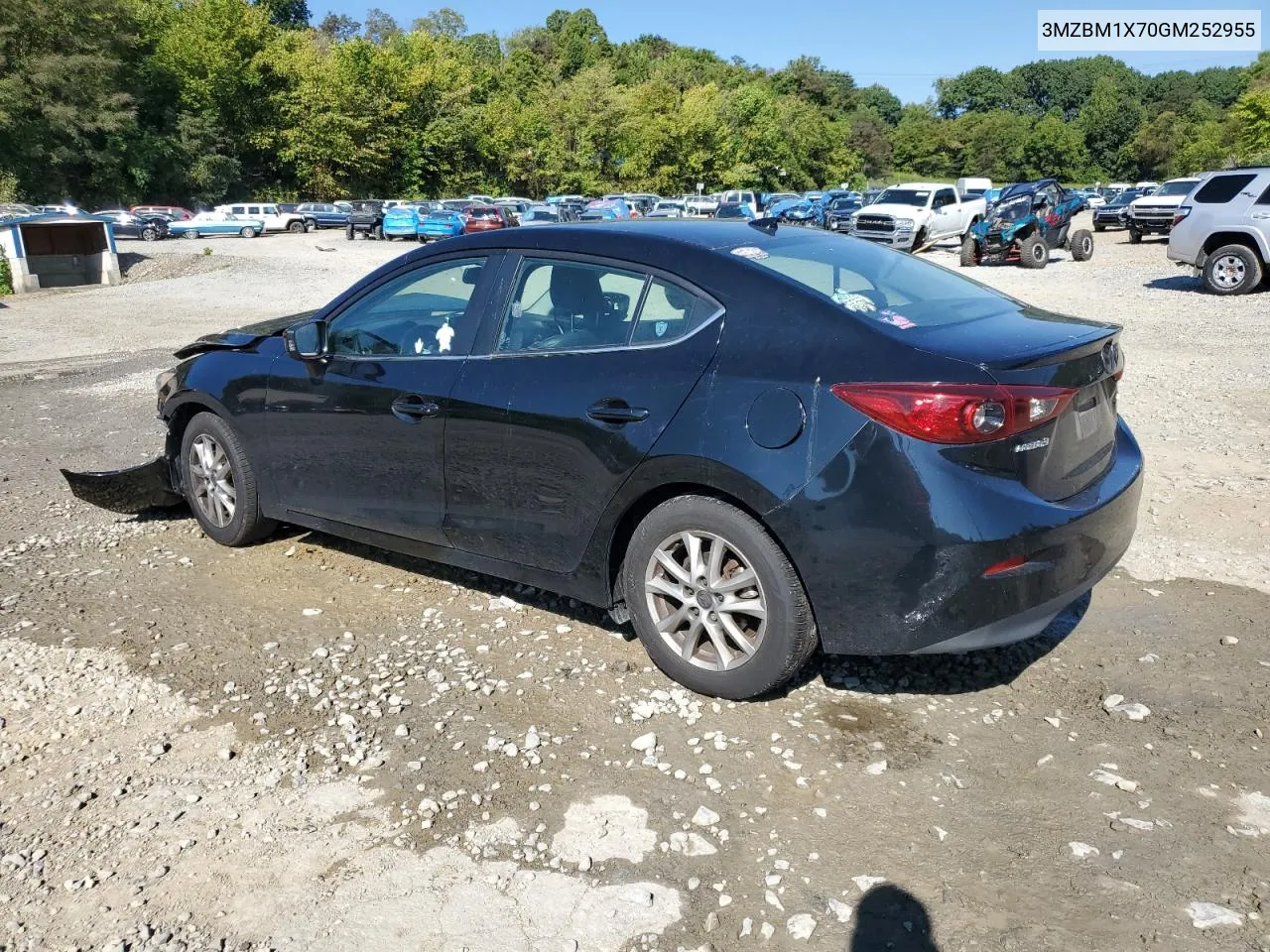 2016 Mazda 3 Grand Touring VIN: 3MZBM1X70GM252955 Lot: 69768424