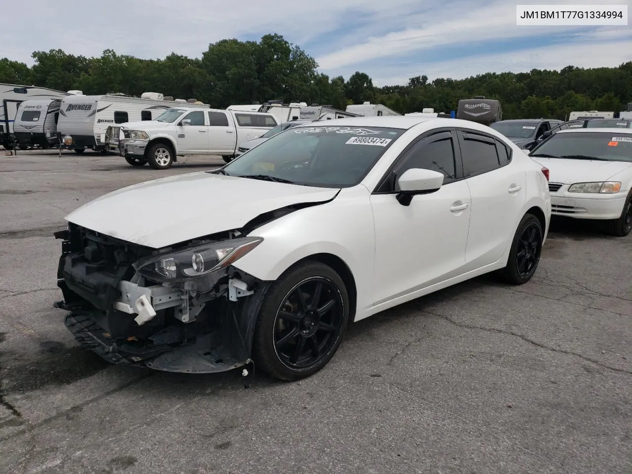 2016 Mazda 3 Sport VIN: JM1BM1T77G1334994 Lot: 69803474