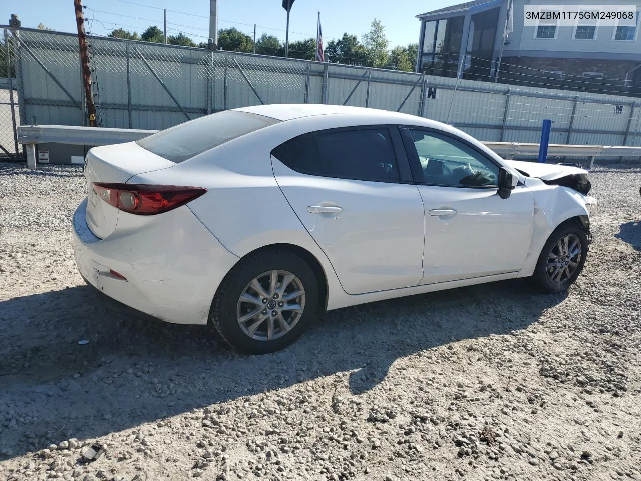 2016 Mazda 3 Sport VIN: 3MZBM1T75GM249068 Lot: 70665224