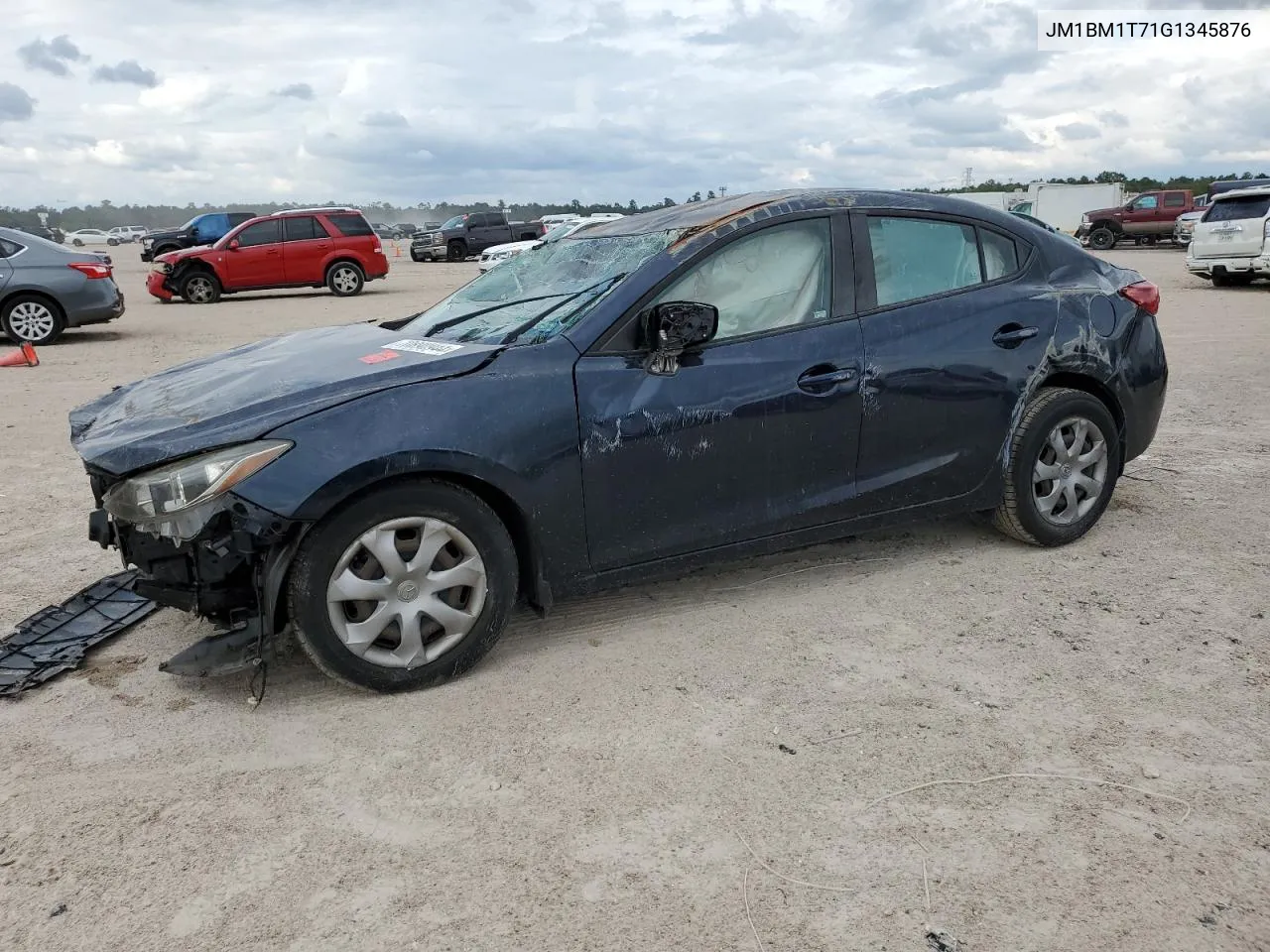 2016 Mazda 3 Sport VIN: JM1BM1T71G1345876 Lot: 70890944