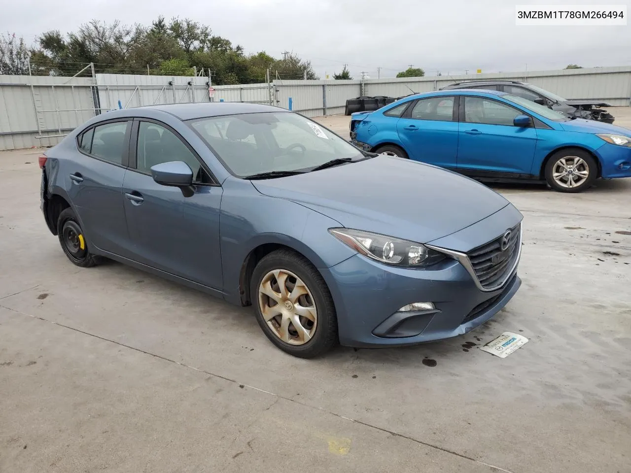 2016 Mazda 3 Sport VIN: 3MZBM1T78GM266494 Lot: 71160514