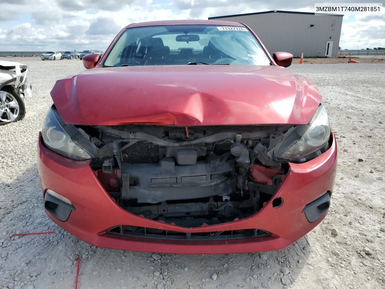 3MZBM1T74GM281851 2016 Mazda 3 Sport