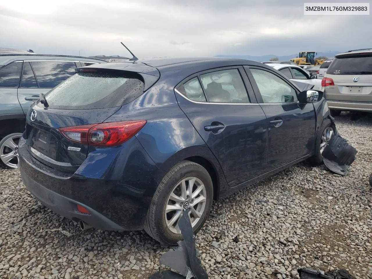 2016 Mazda 3 Touring VIN: 3MZBM1L76GM329883 Lot: 71413274