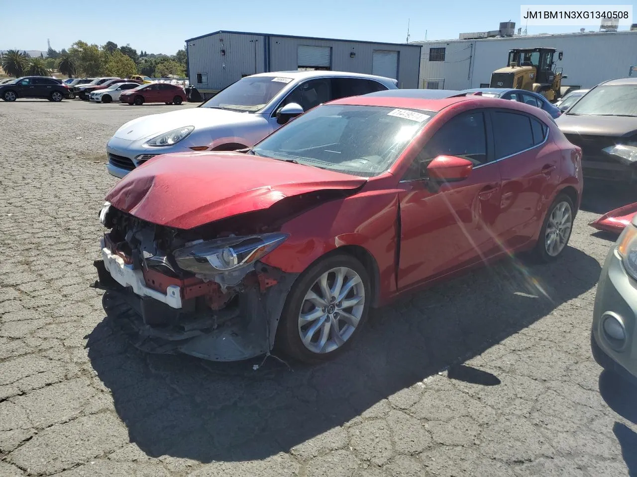 2016 Mazda 3 Grand Touring VIN: JM1BM1N3XG1340508 Lot: 71449574