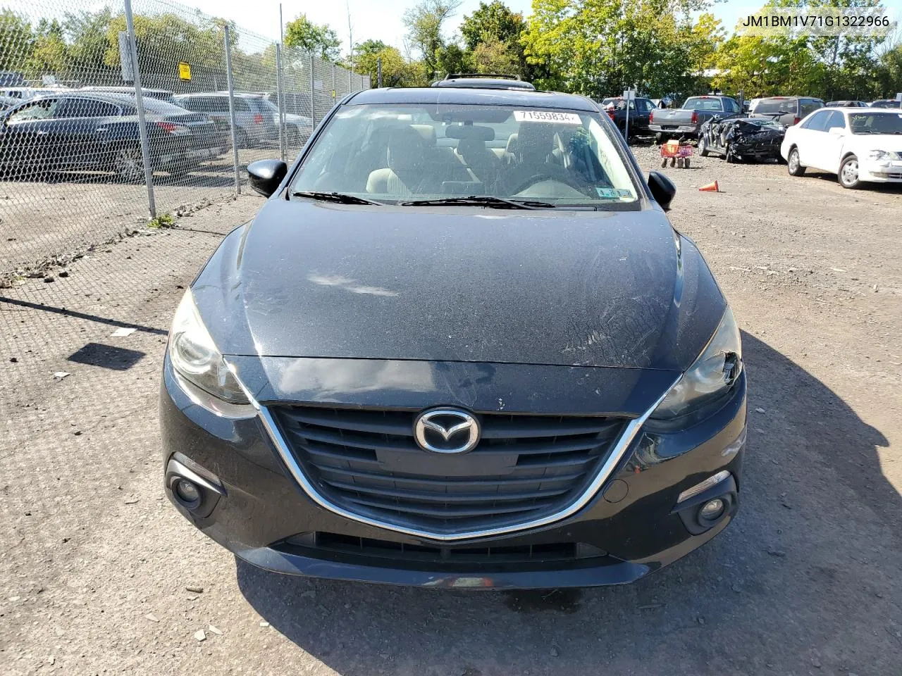 2016 Mazda 3 Touring VIN: JM1BM1V71G1322966 Lot: 71559834